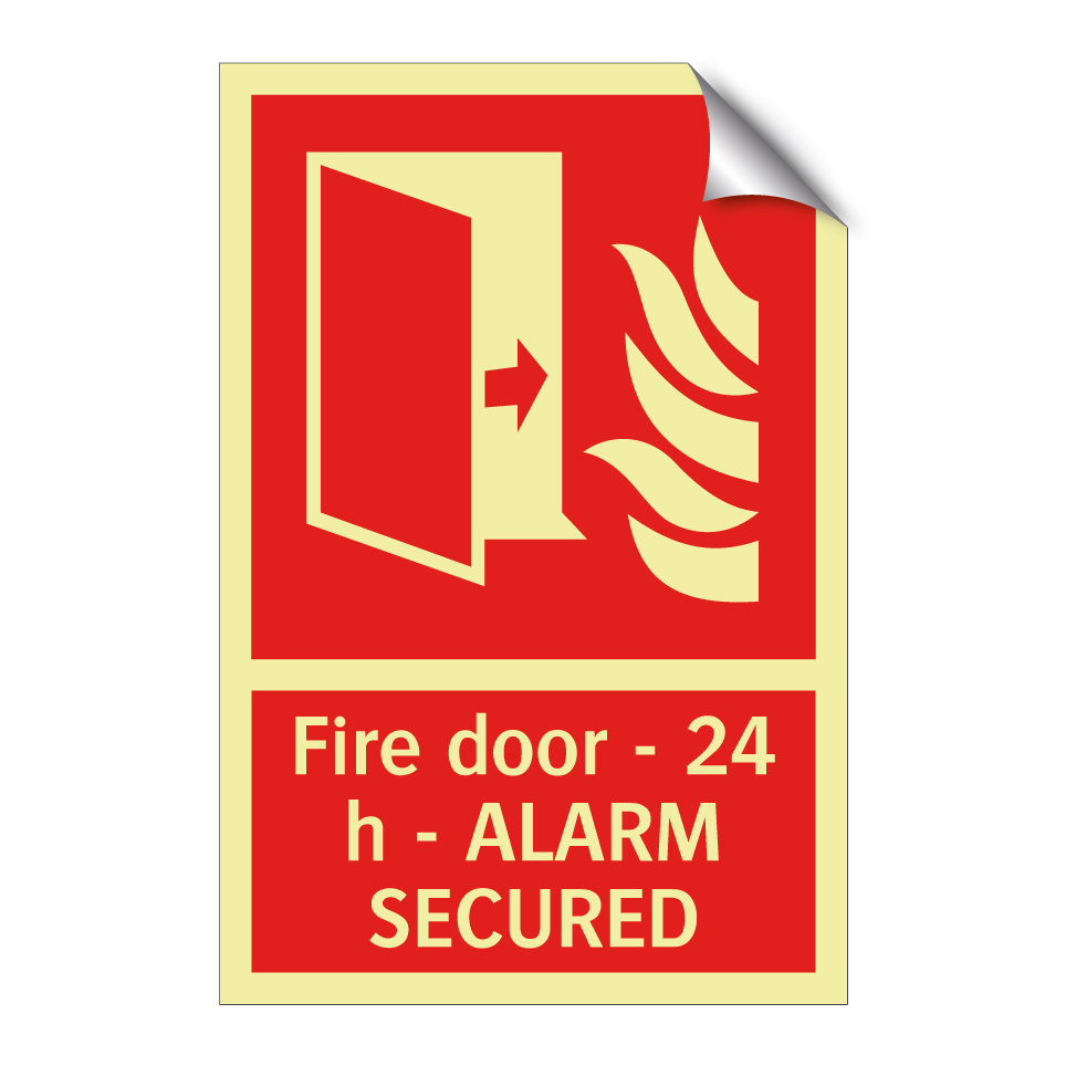 Fire door - 24 h - ALARM SECURED