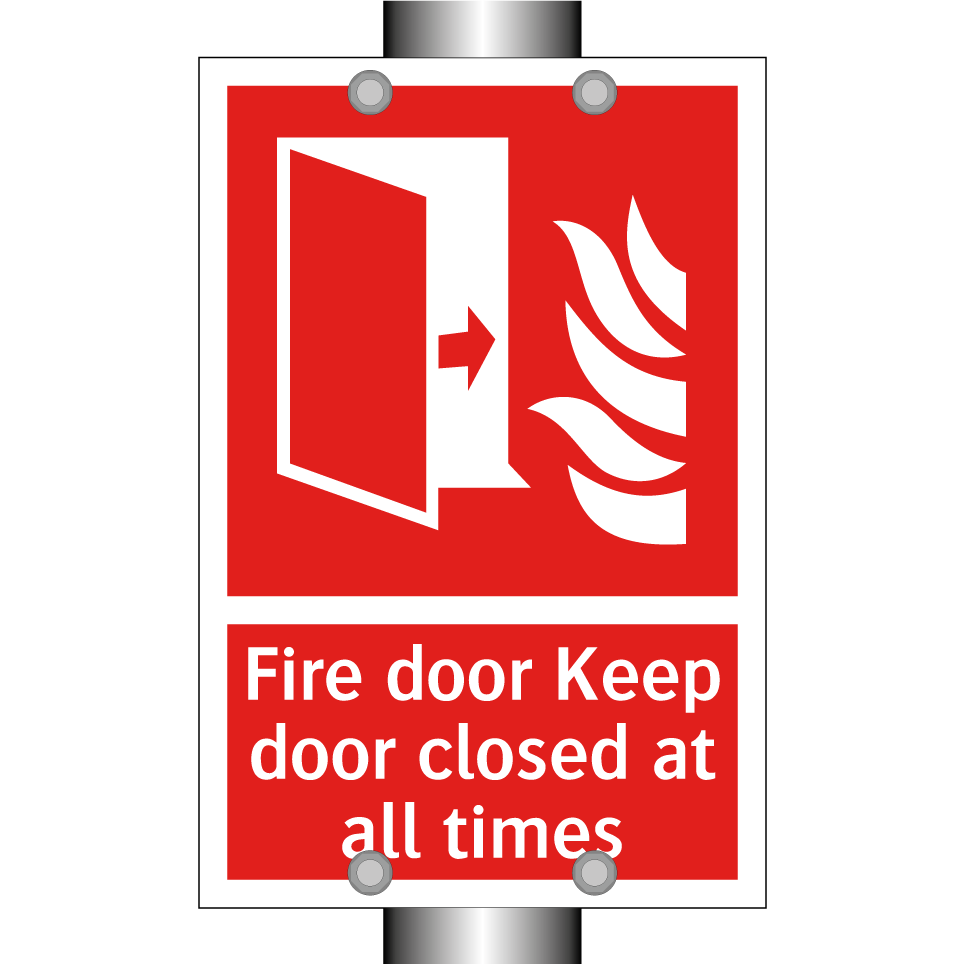 Fire door Keep door closed at all times