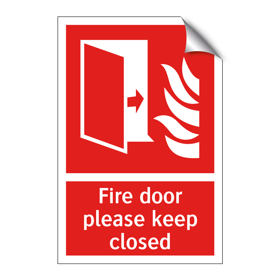 Fire door please keep closed