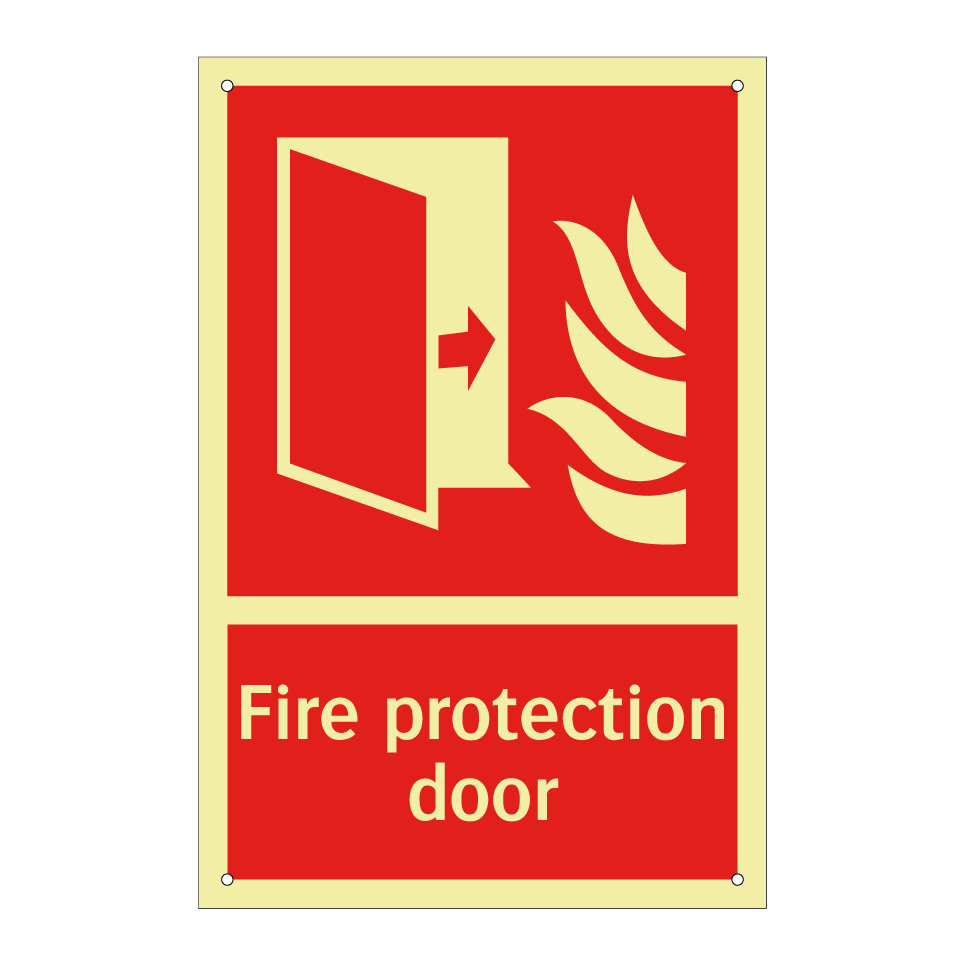 Fire protection door