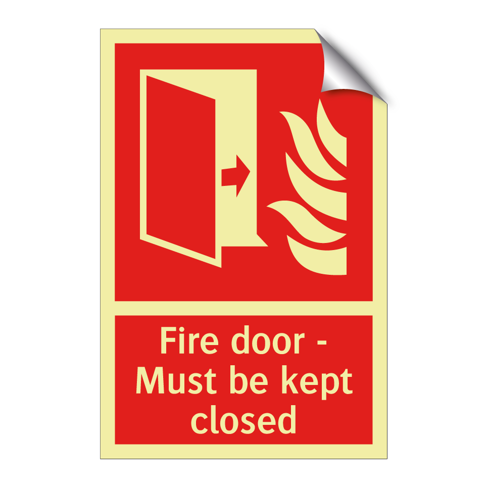 Fire door - Must be kept closed