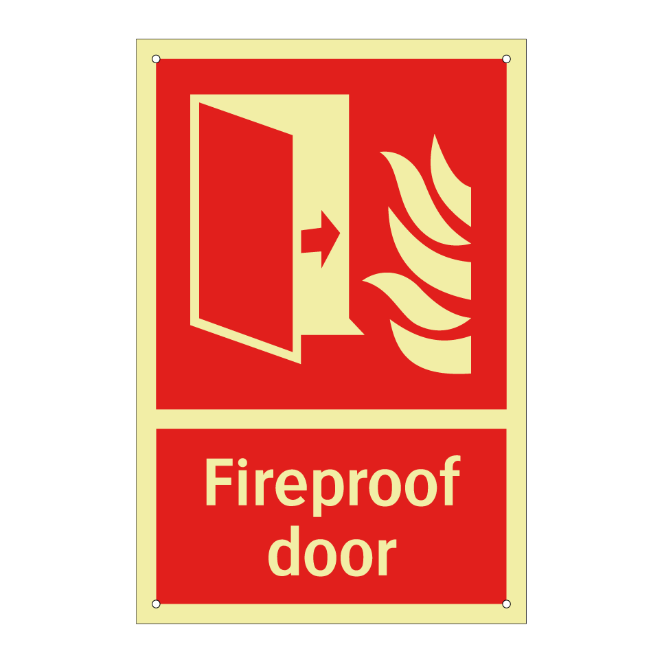 Fireproof door
