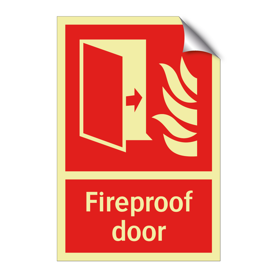 Fireproof door