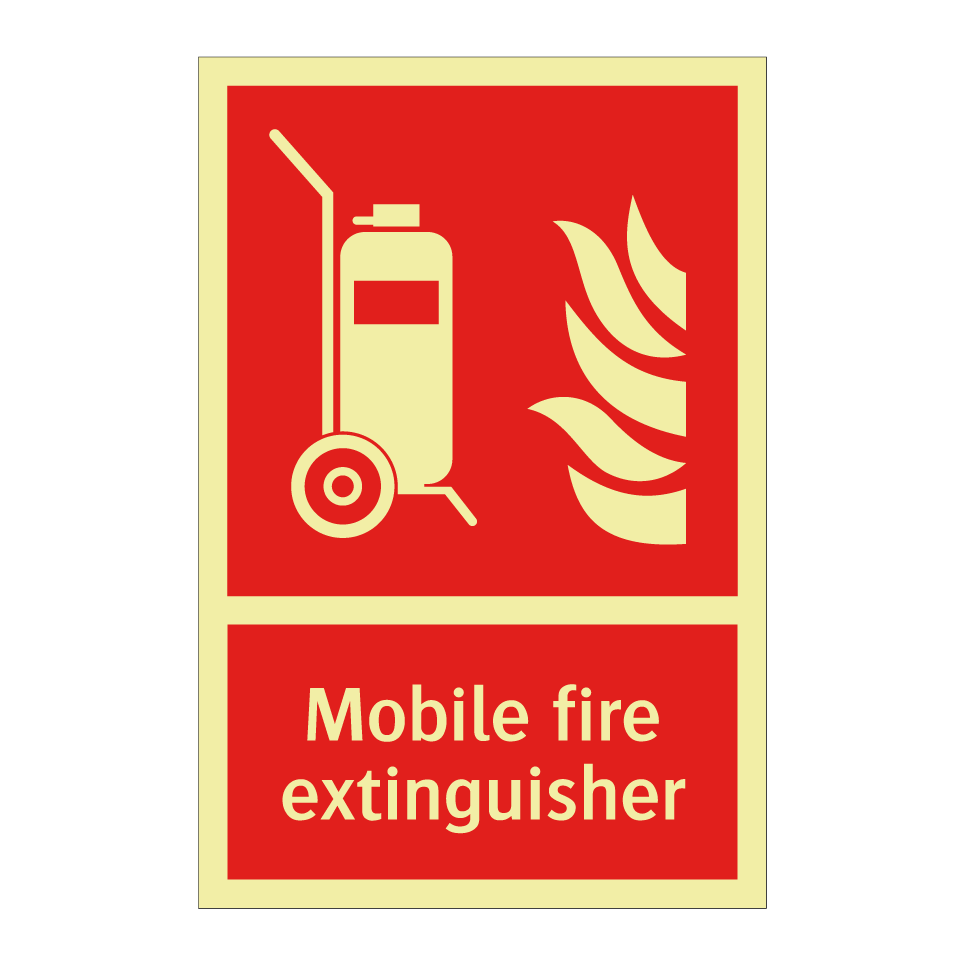 Mobile fire extinguisher