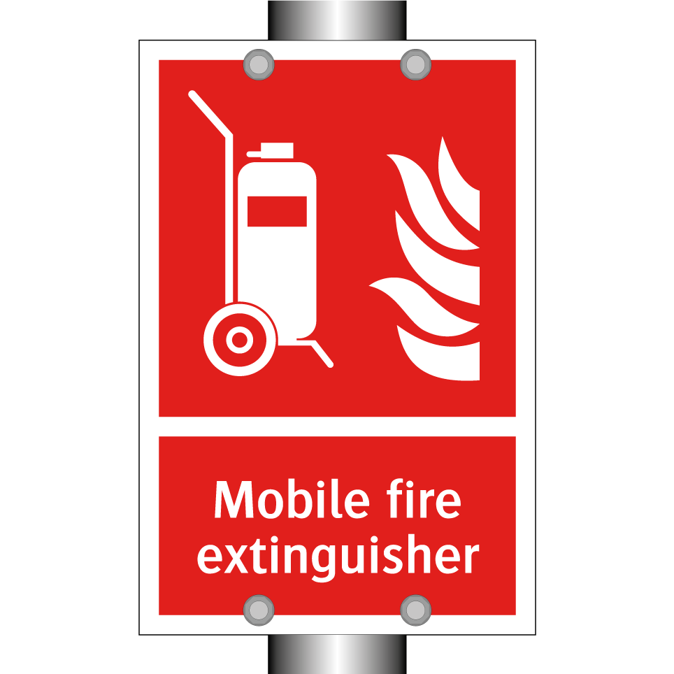 Mobile fire extinguisher