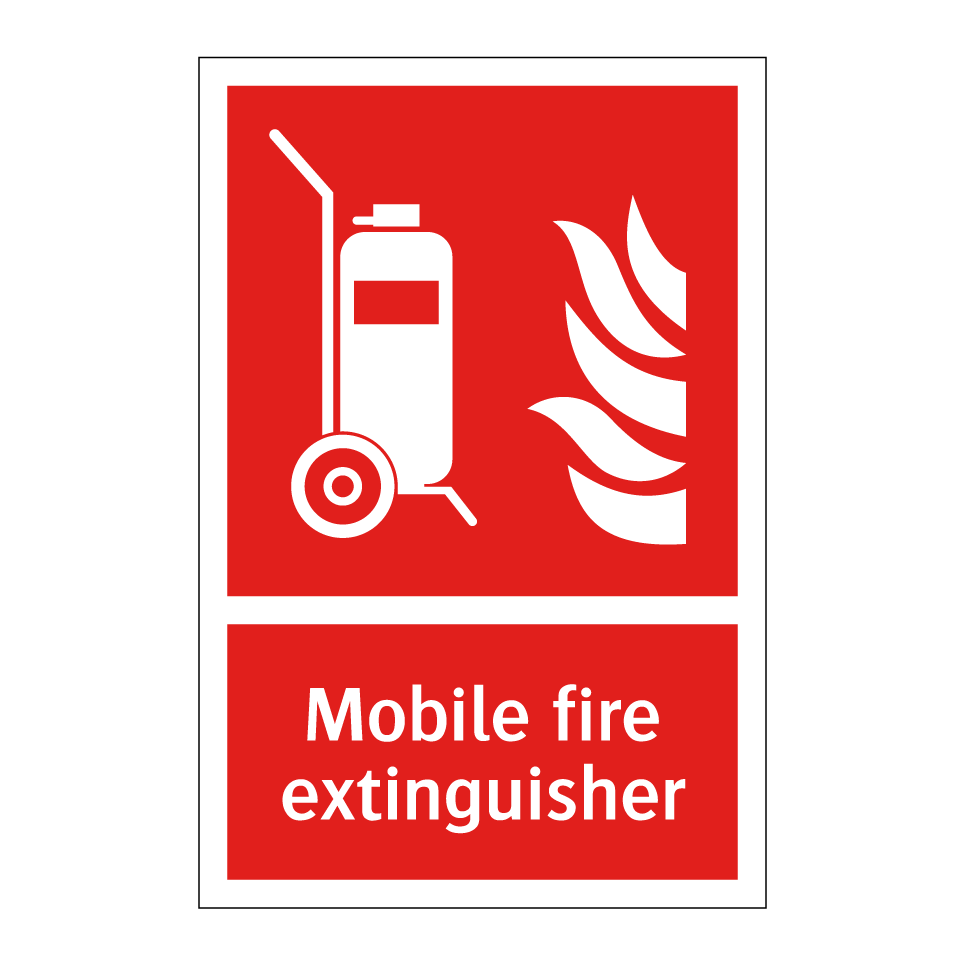 Mobile fire extinguisher