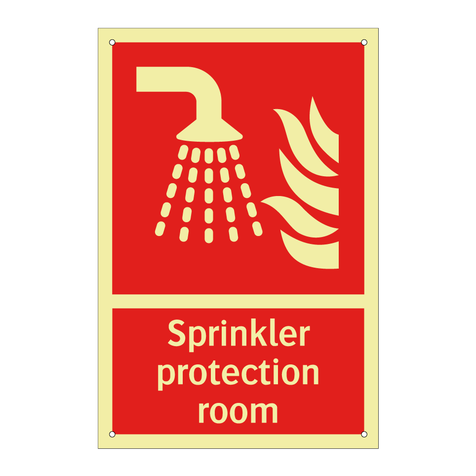 Sprinkler protection room