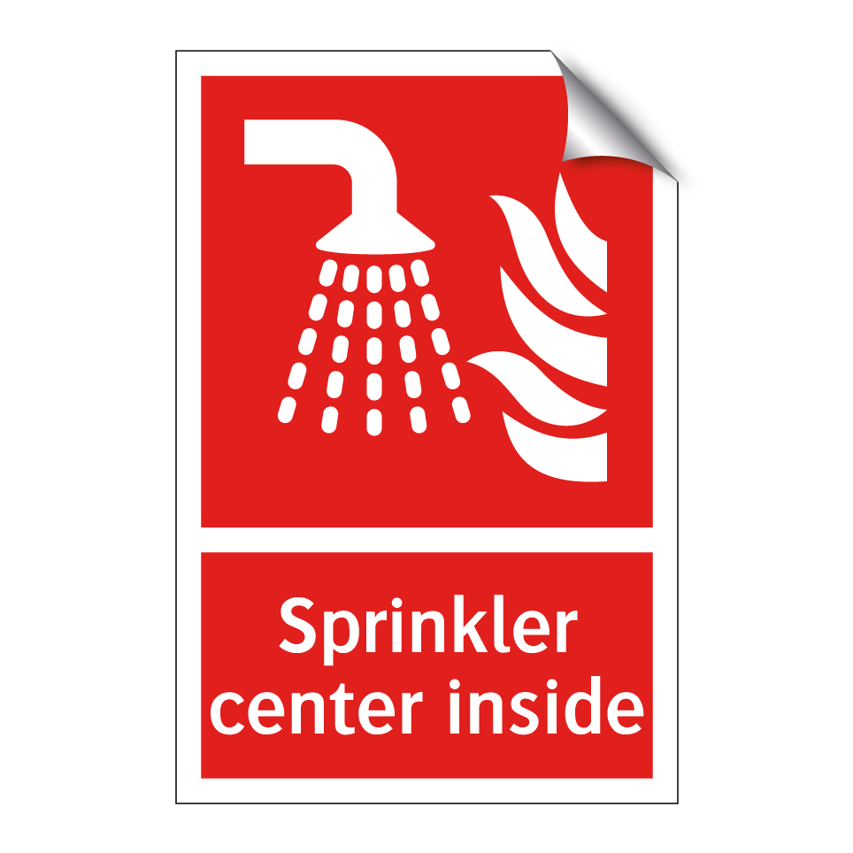 Sprinkler center inside
