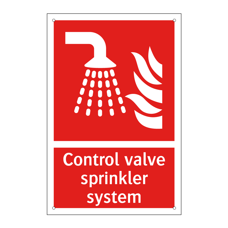 Control valve sprinkler system