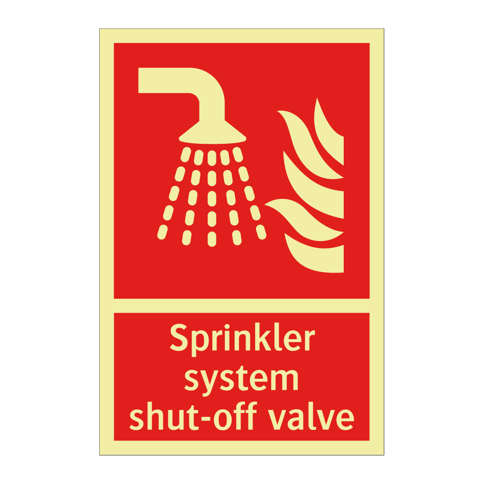 Sprinkler system shut-off valve