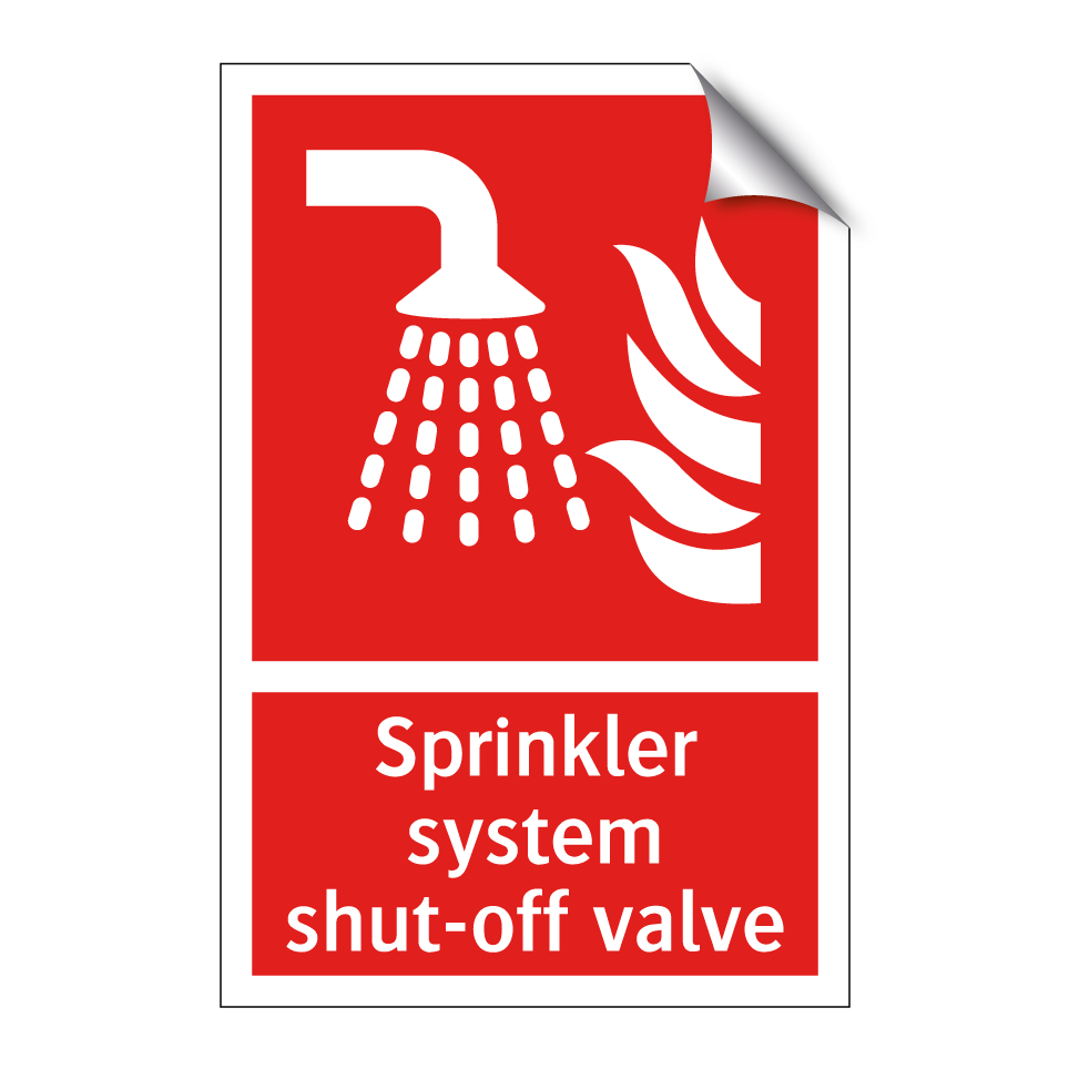 Sprinkler system shut-off valve