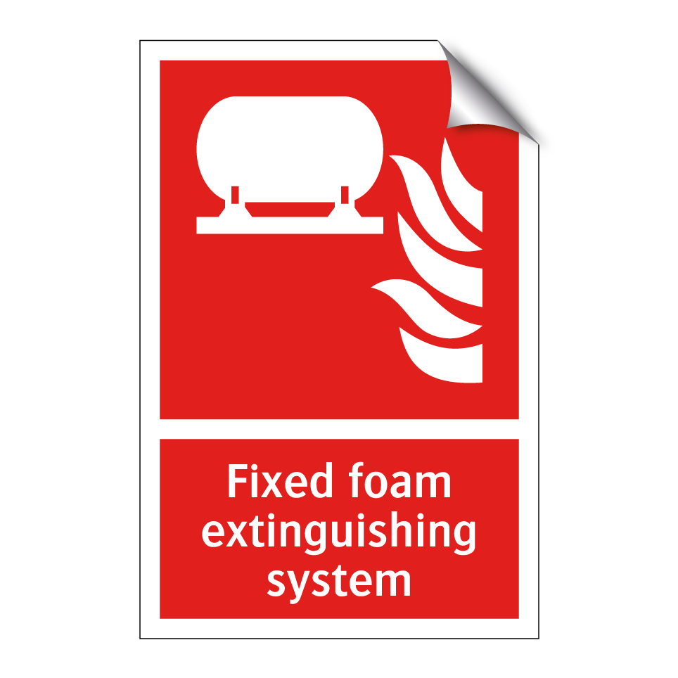 Fixed foam extinguishing system