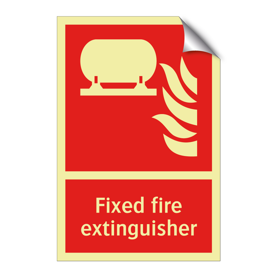 Fixed fire extinguisher