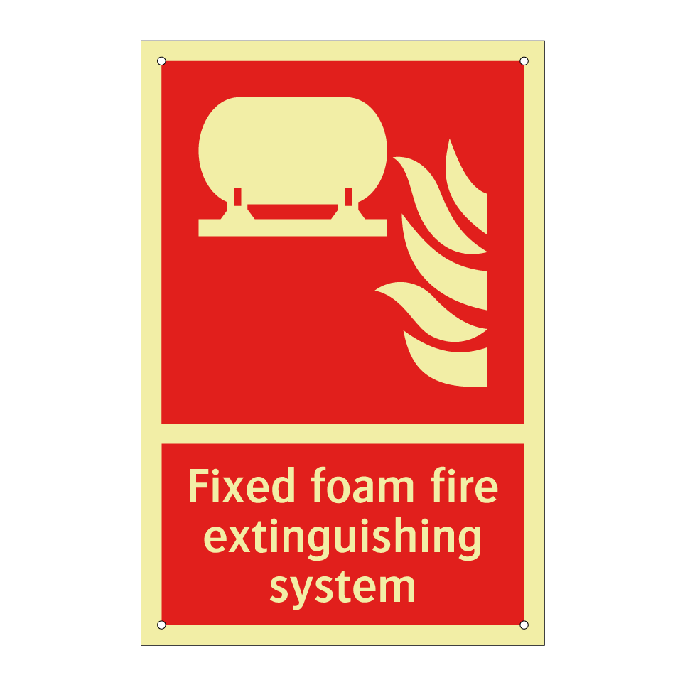 Fixed foam fire extinguishing system