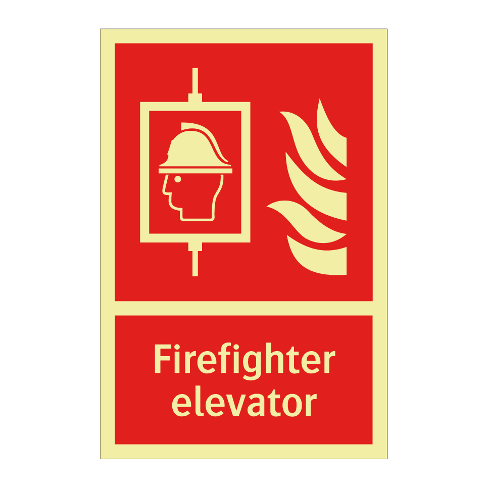 Firefighter elevator