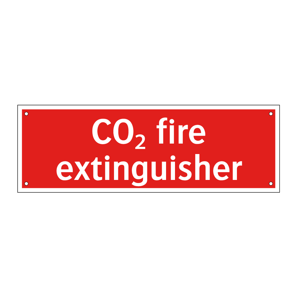 CO₂ fire extinguisher