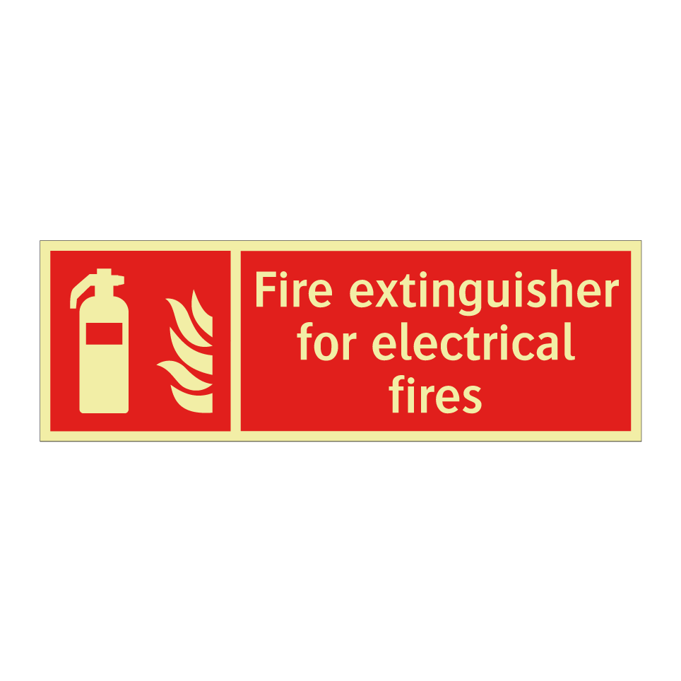 Fire extinguisher for electrical fires