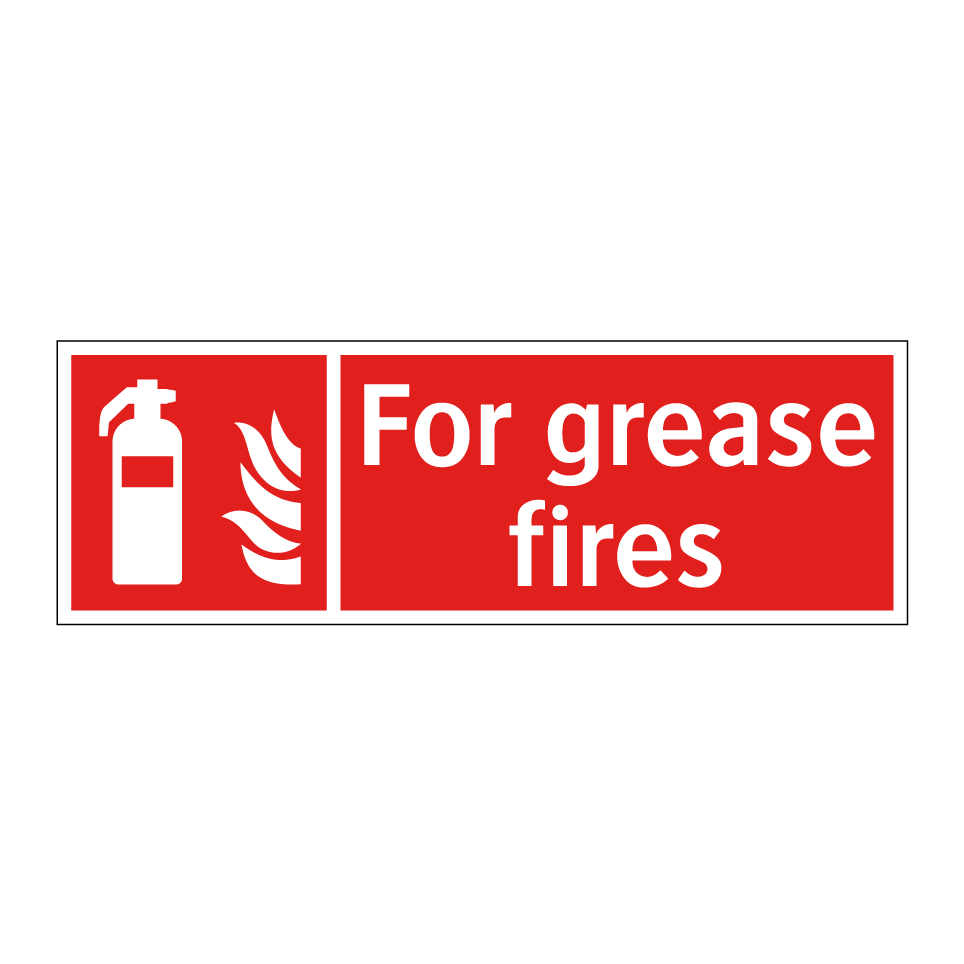For grease fires