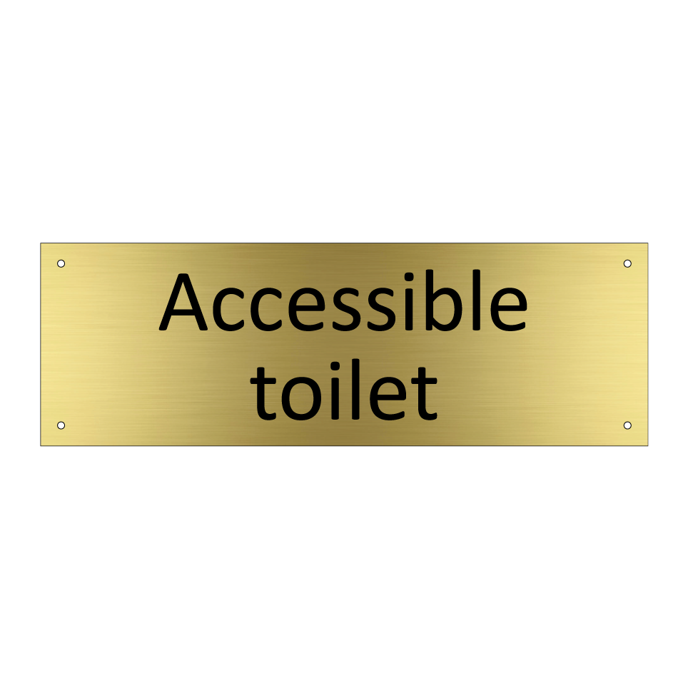 Accessible toilet