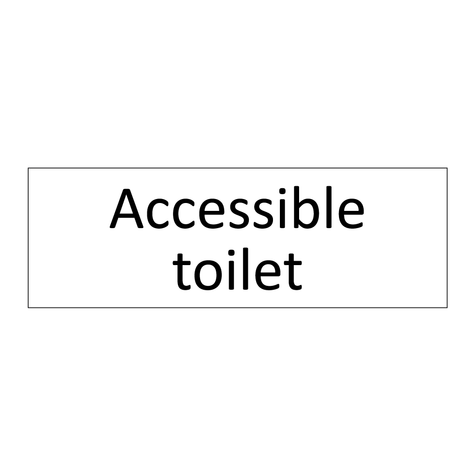 Accessible toilet