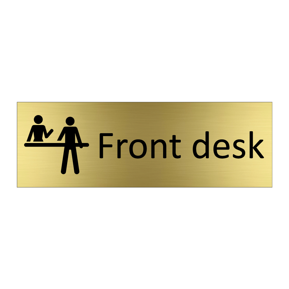 Front desk