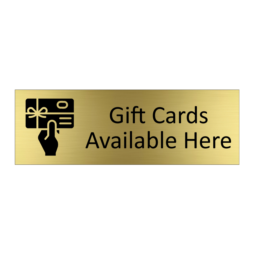 Gift Cards Available Here