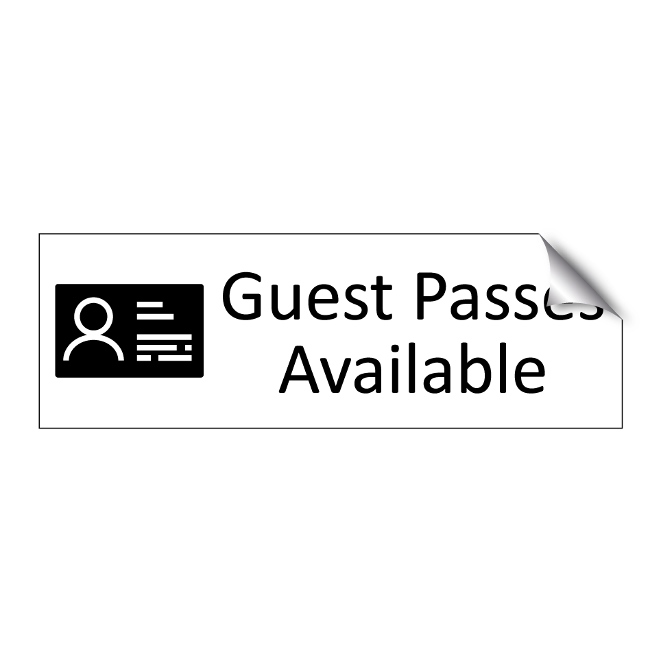 Guest Passes Available