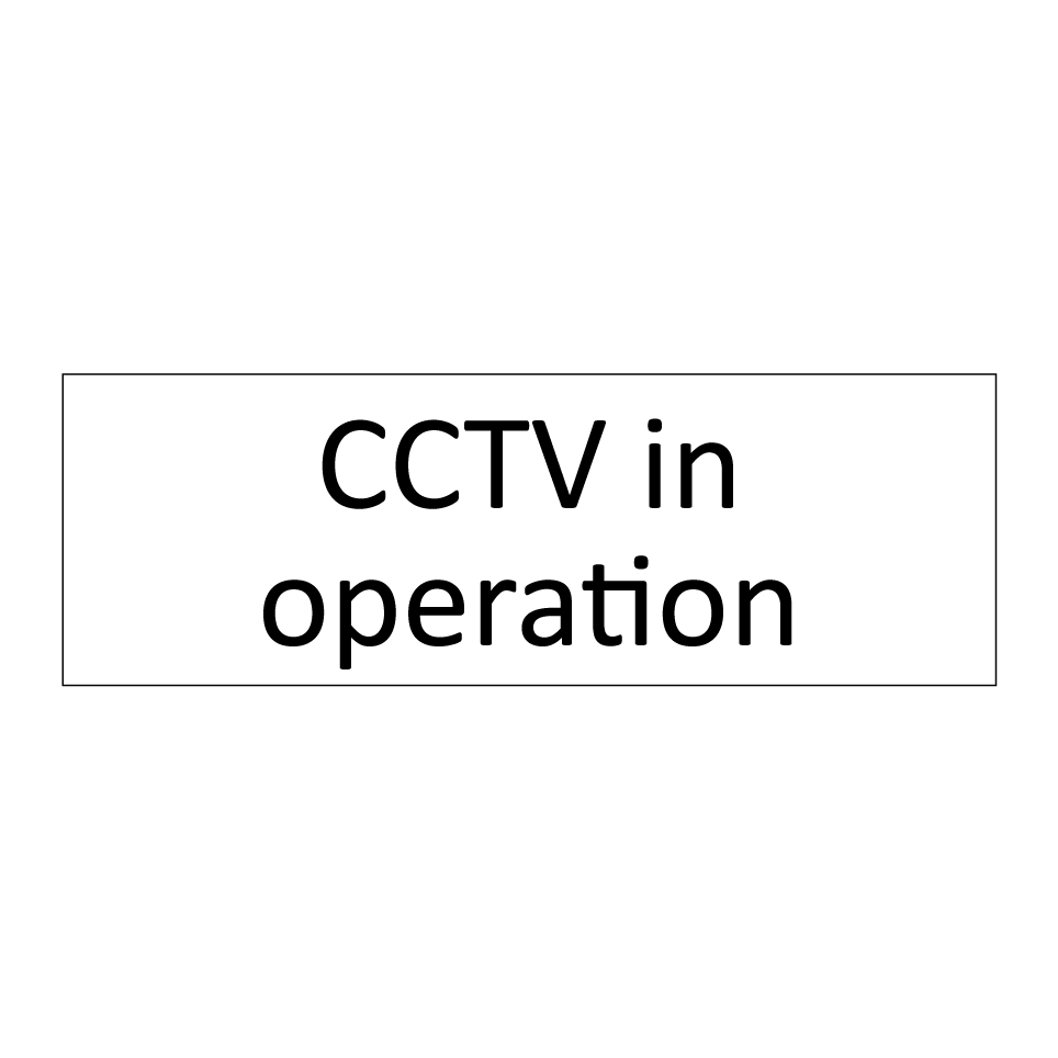 CCTV in operation