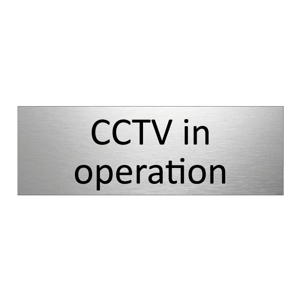 CCTV in operation