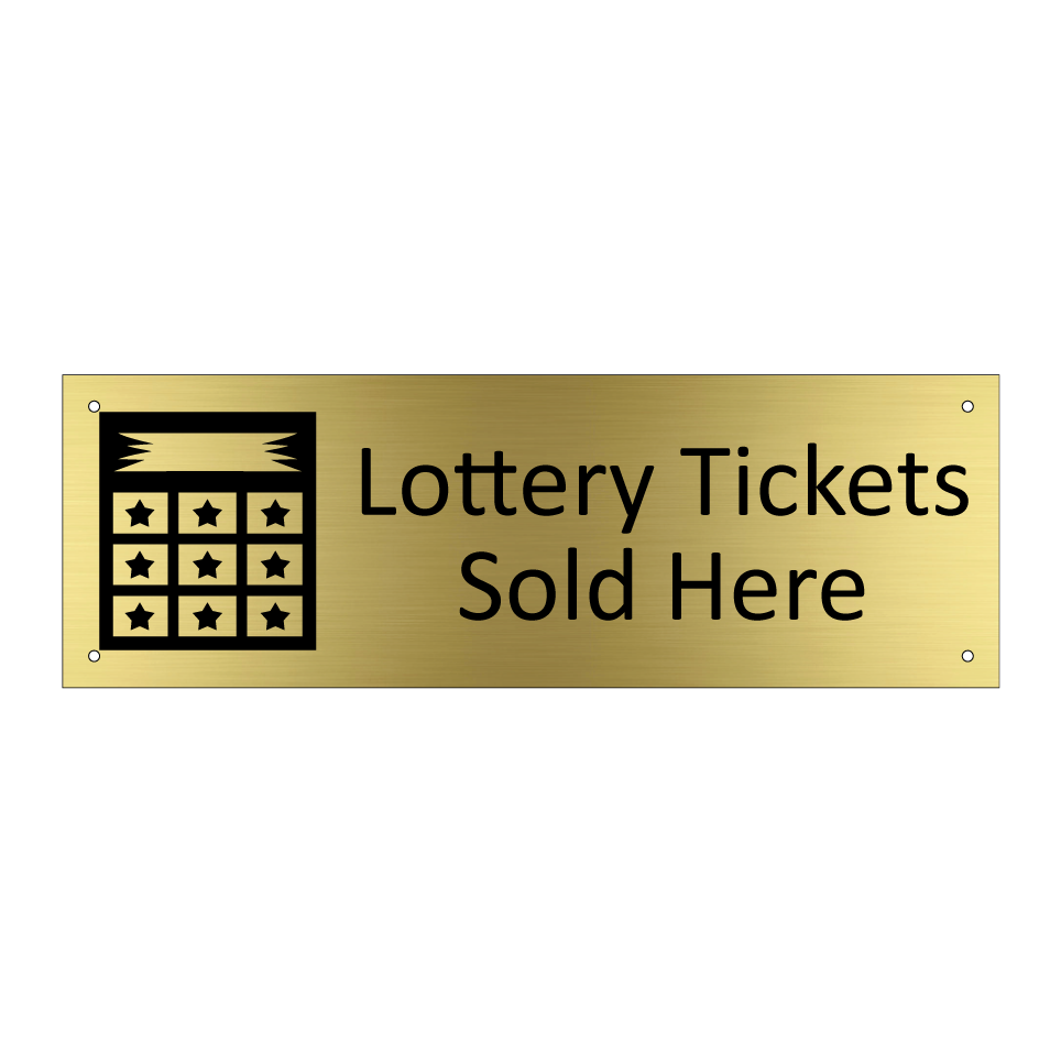 Lottery Tickets Sold Here