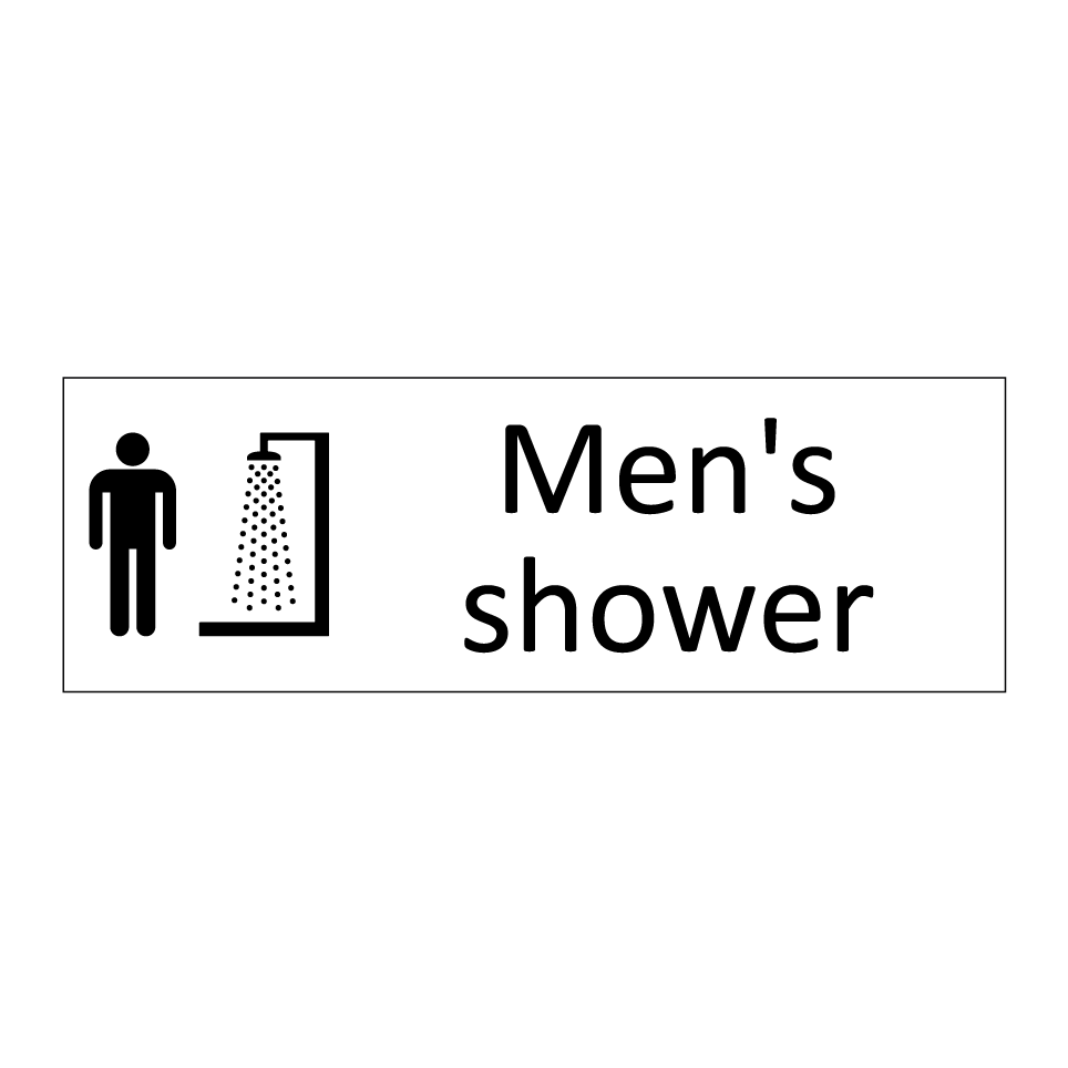 Men's shower