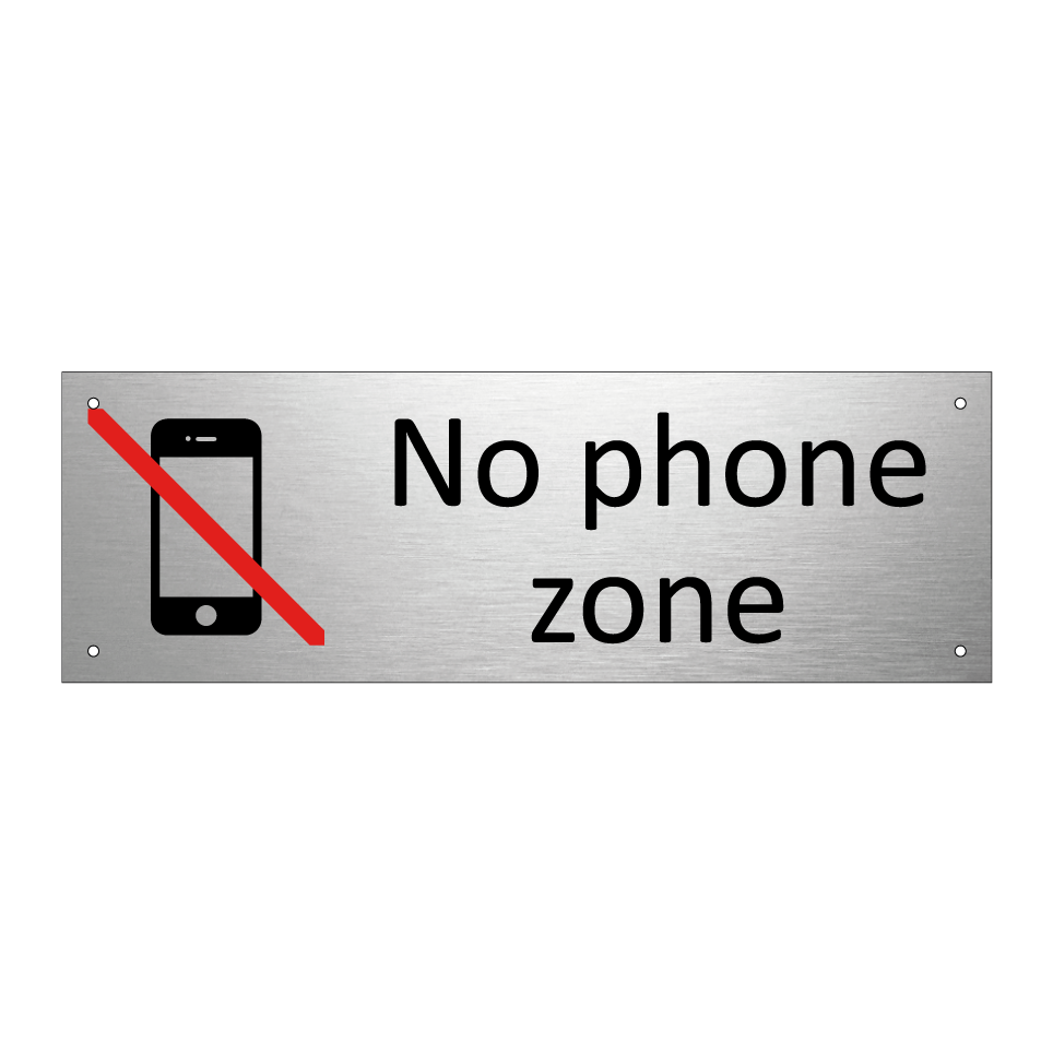 No phone zone