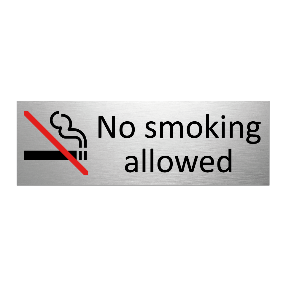 No smoking allowed