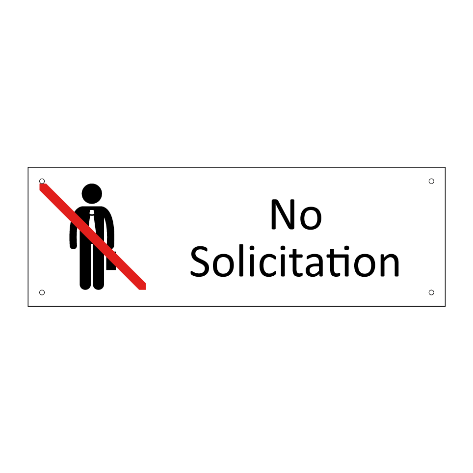 No Solicitation