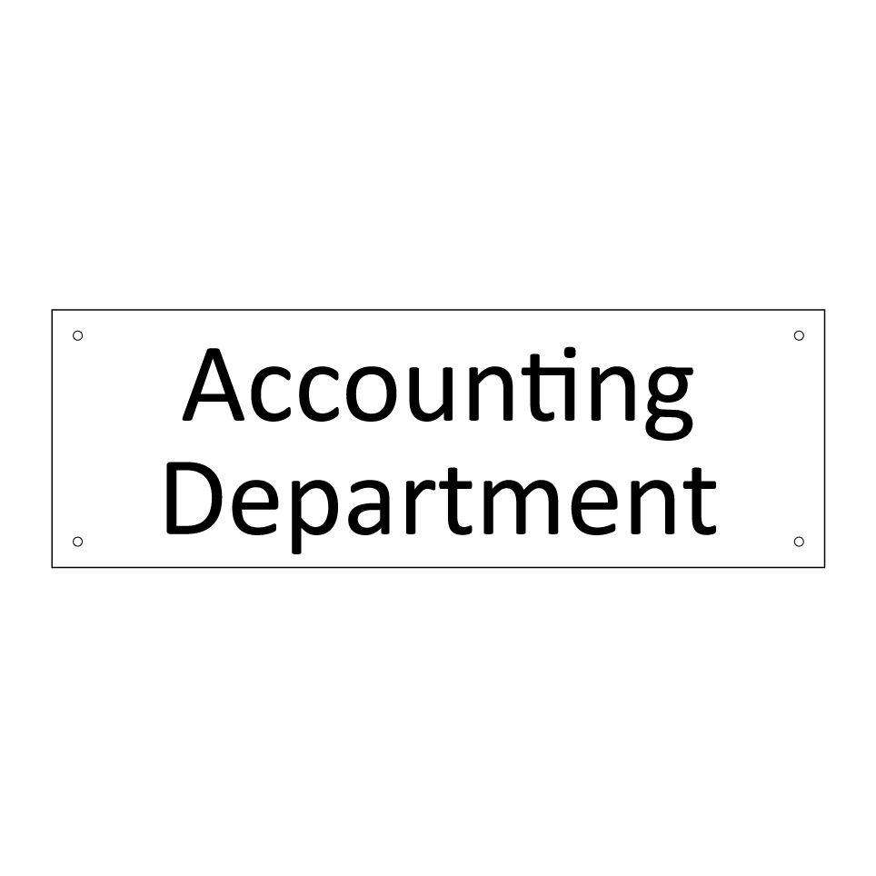 Accounting Department