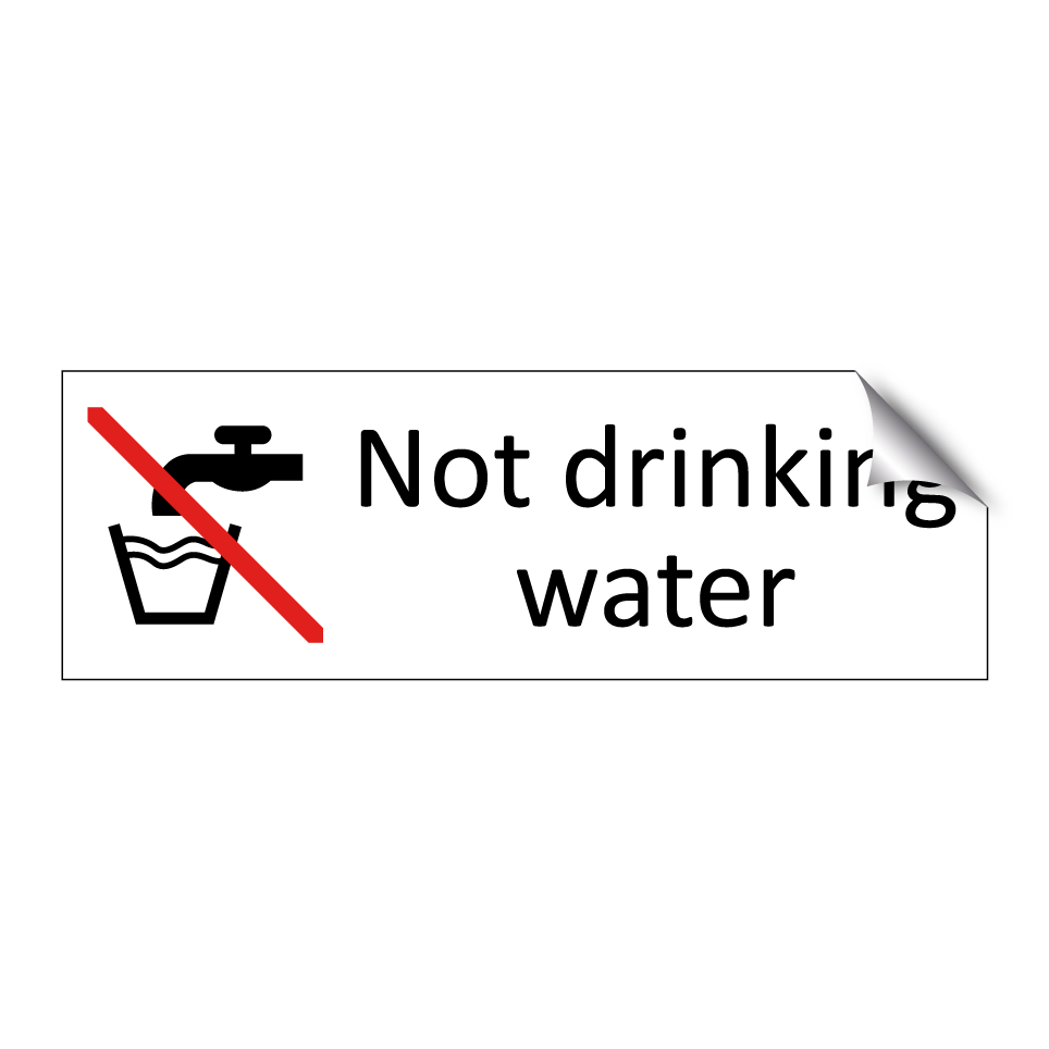 Not drinking water