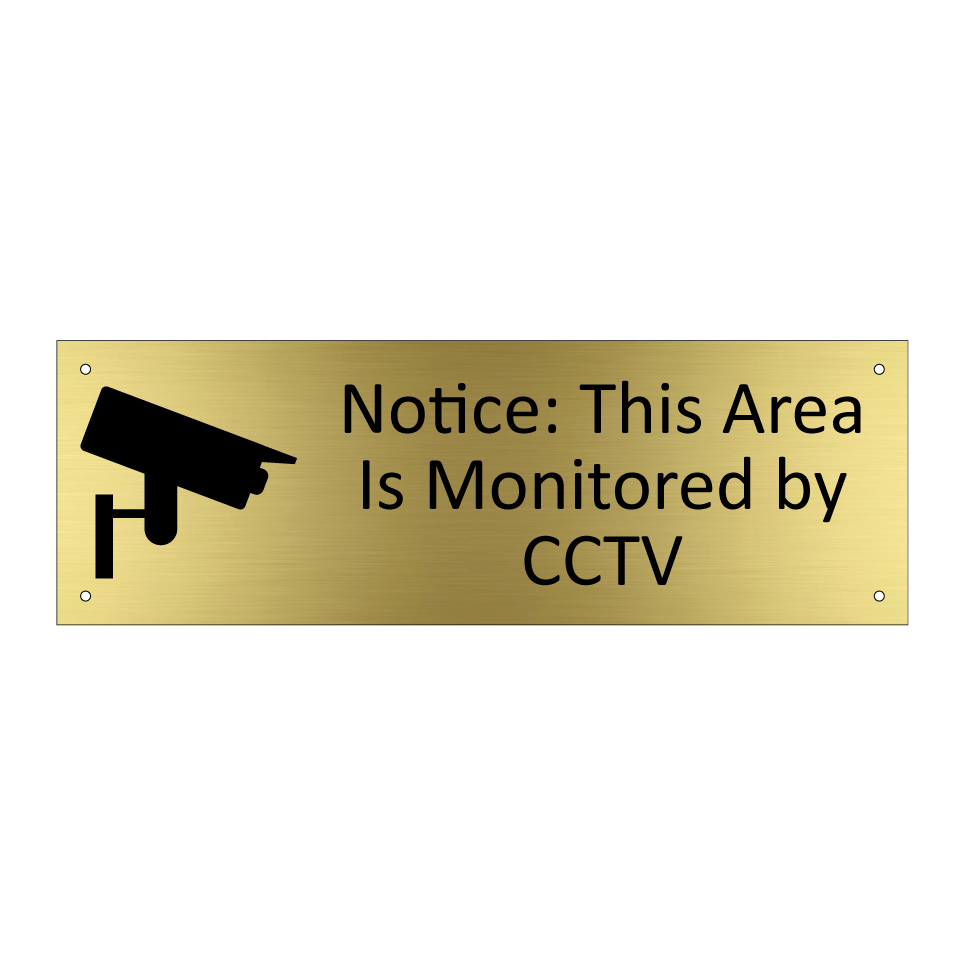 Notice: This Area Is Monitored by CCTV