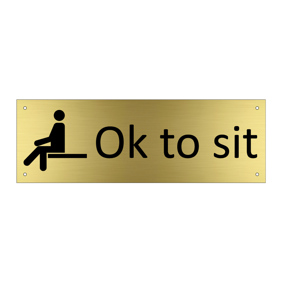 Ok to sit