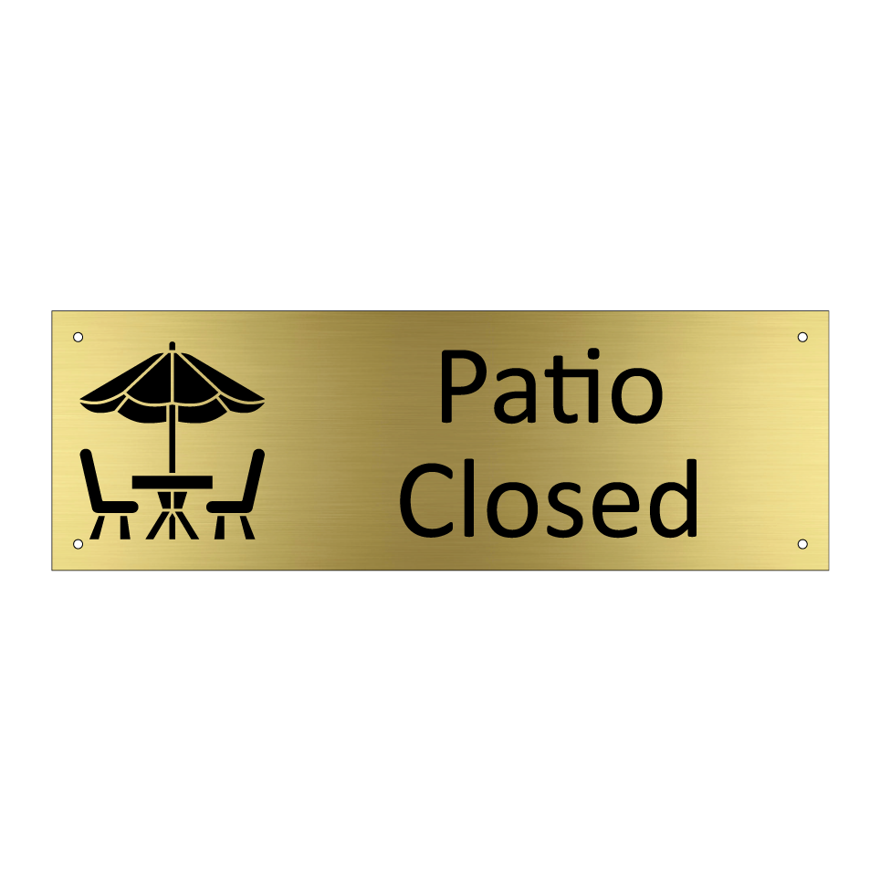 Patio Closed