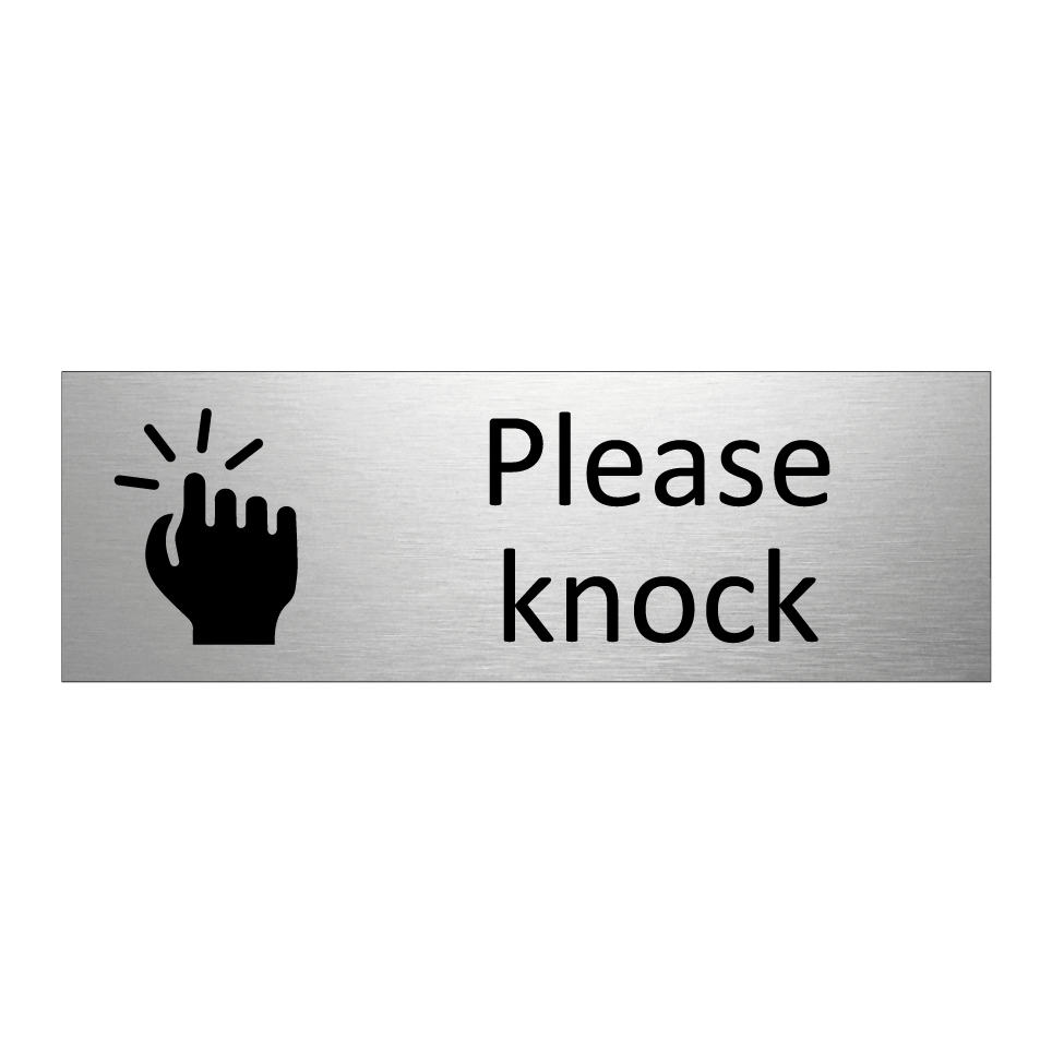 Please knock
