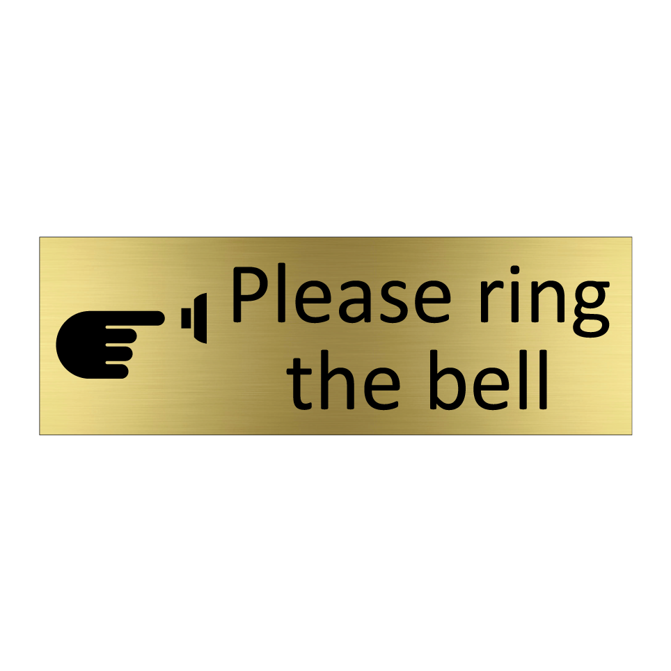 Please ring the bell