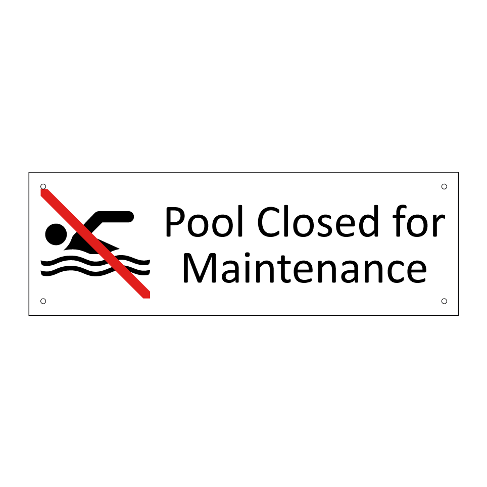 Pool Closed for Maintenance