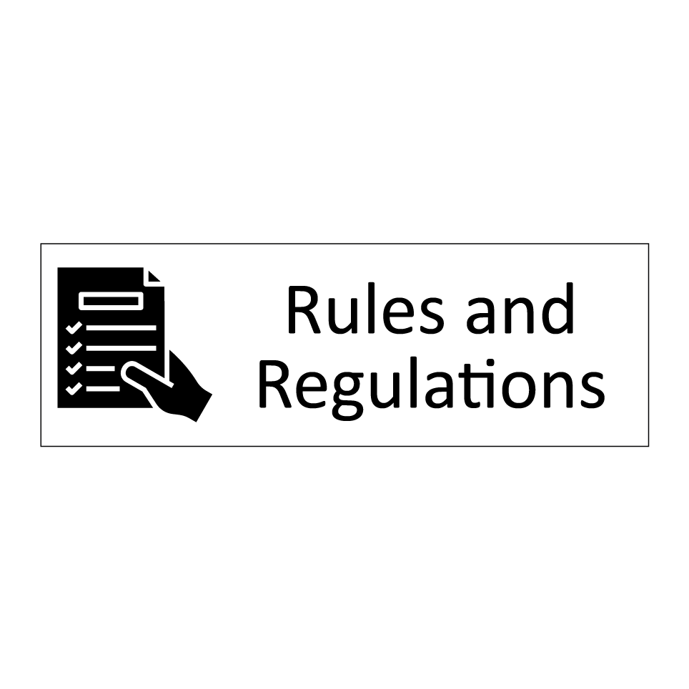 Rules and Regulations