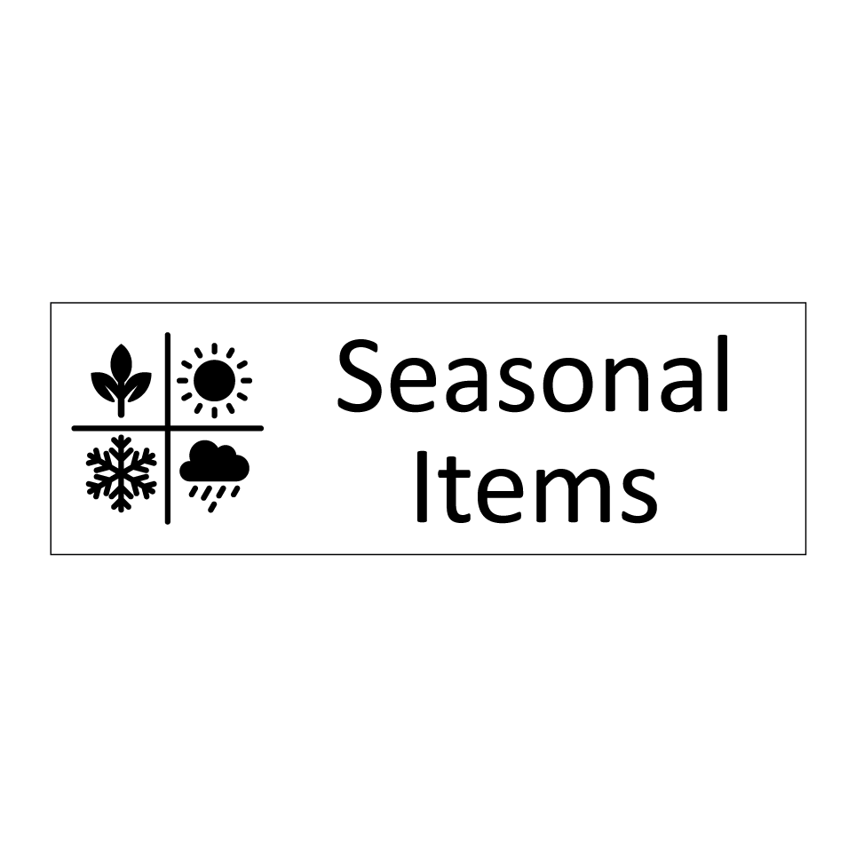 Seasonal Items