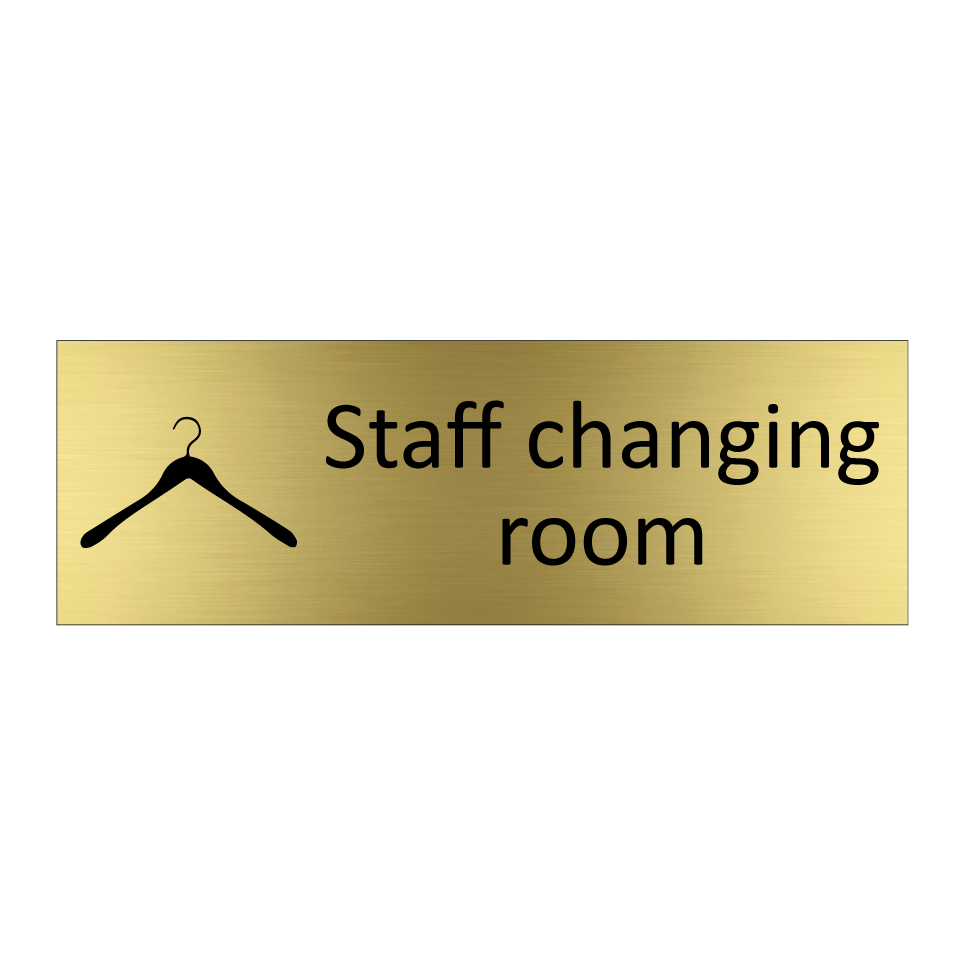 Staff changing room