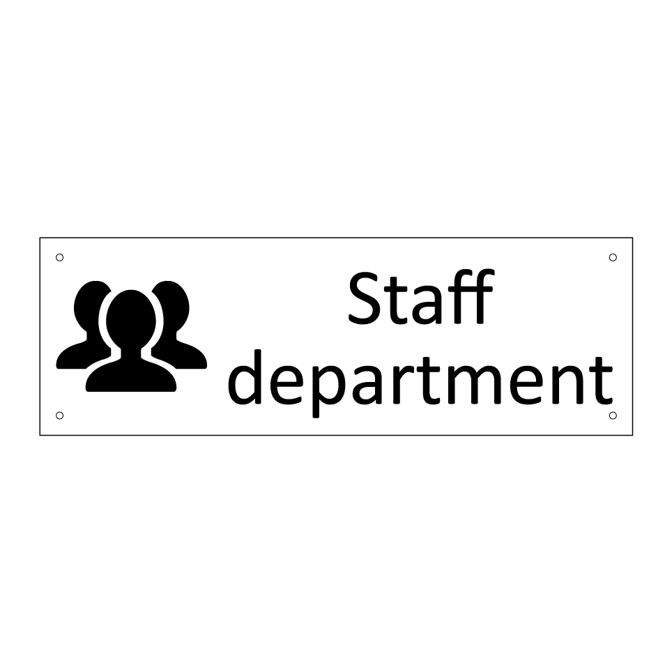 Staff department