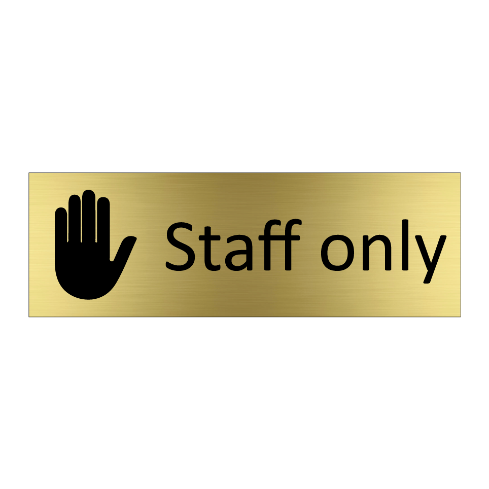 Staff only