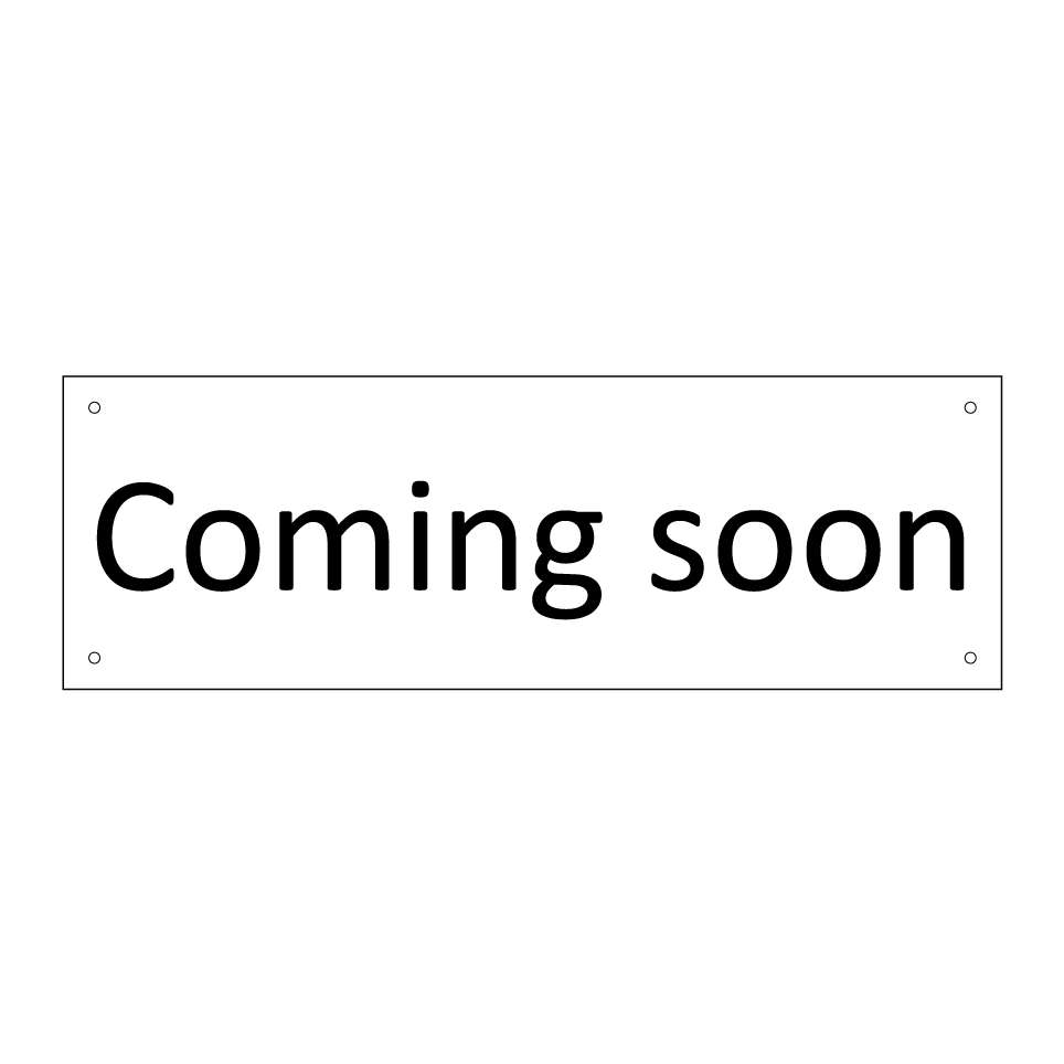Coming soon