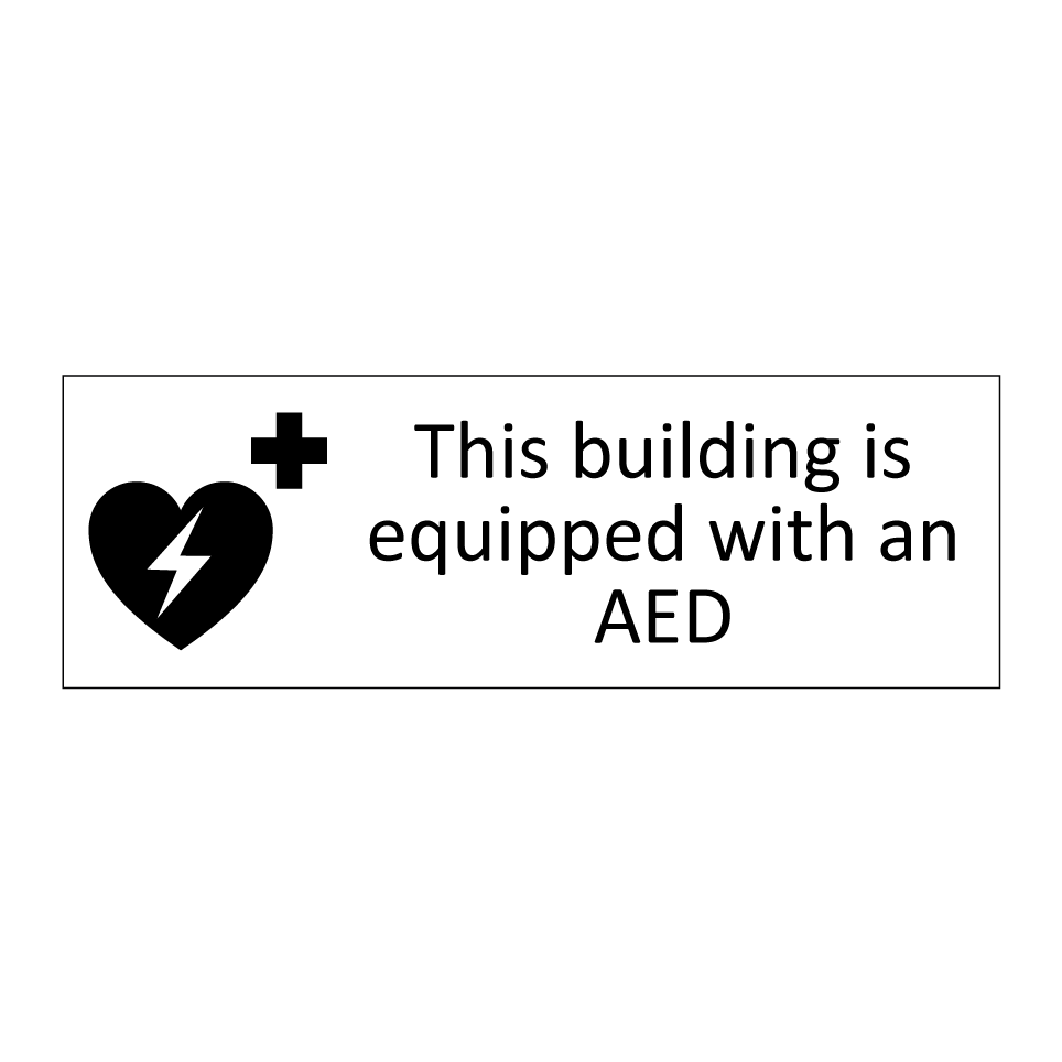 This building is equipped with an AED