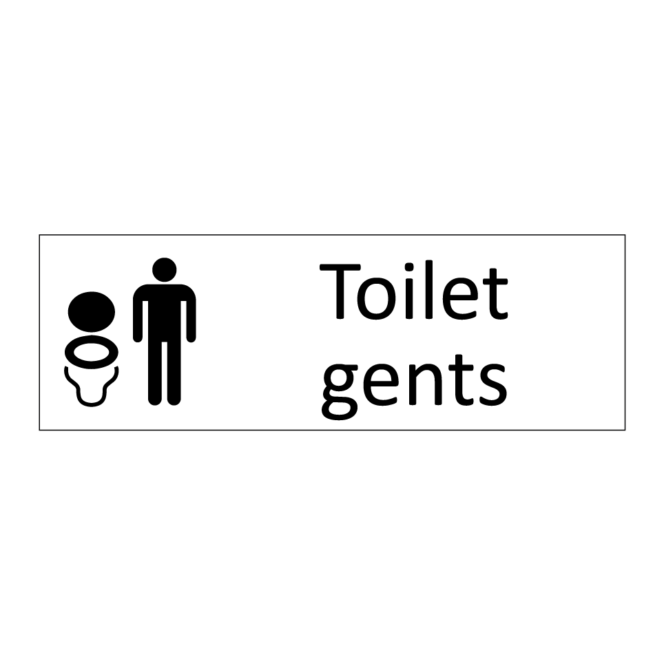 Toilet gents